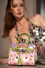 Mini Birkin Pink & Green