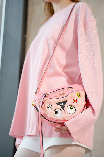 Heart-shaped Mini Crossbody Bag