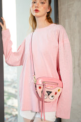 Heart-shaped Mini Crossbody Bag