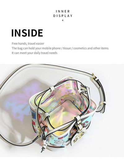 bucket bag hologram