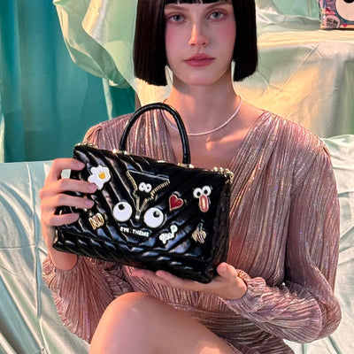 Black handbag